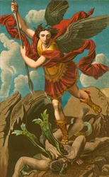 Saint Michel terrassant Satan