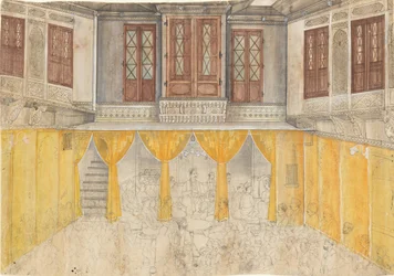 Intérieur du palais, vers 1880-1900