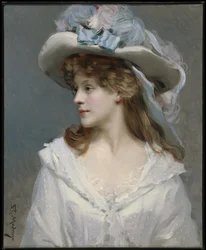 Femme en blanc