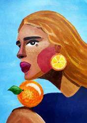 La femme à l