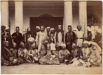 Maharaja de Rewa et sardars