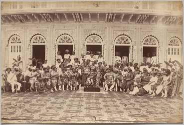 Maharaja de Scindia, nobles et hauts fonctionnaires, Gwalior