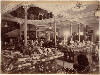 Magasin de Treacher and Co. dans le fort, Bombay