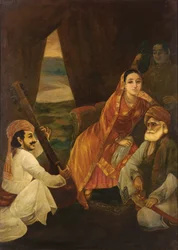 Scène de cour
