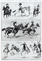 Une répétition du Wild West Show à Olympia