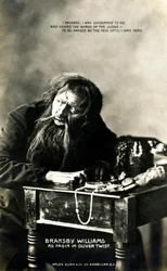 Bransby Williams 1870-1961, acteur britannique, début du XXe siècle