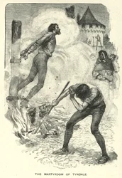 Le martyre de Tyndale (gravure)