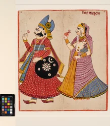 Un raja et sa rani