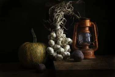 Nature morte rustique de récolte