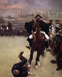 La charge 1902, peinture à l
