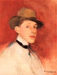 Étude pour un portrait du roi Alphonse XIII (ou Alphonse de Bourbon) (1886-1941), (détail)