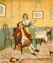John Gilpin et sa femme, 1878, vers 1918