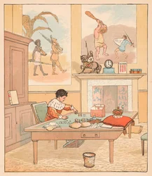 Le roi était dans son comptoir, comptant son argent, 1880