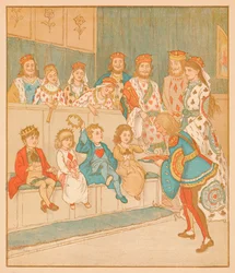 Le Valet de Cœur, a rapporté ces tartes, 1880