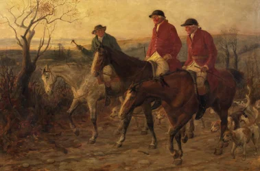Trois joyeux chasseurs