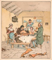 Quand la tarte fut ouverte, les oiseaux commencèrent à chanter, 1880