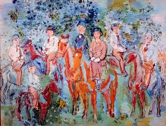 Cavaliers dans les bois