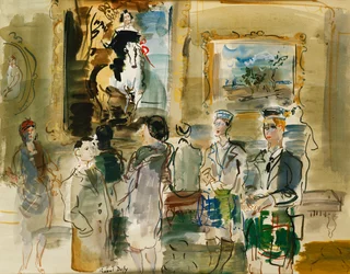 Dans la National Gallery, Edinburgh ; Dans la Galerie Nationale, Edimbourg