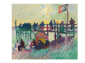 L’Estacade au Havre, c.1905-06 (oil on canvas)