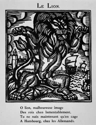 Le lion - in “Le Bestiaire ou cortège d