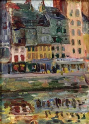 Maisons anciennes sur le port du Havre