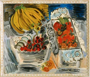 Nature morte aux fruits (peinture sur toile)