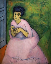 La dame en rose