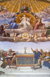 La Dispute du Saint-Sacrement - fresque de Raphaël