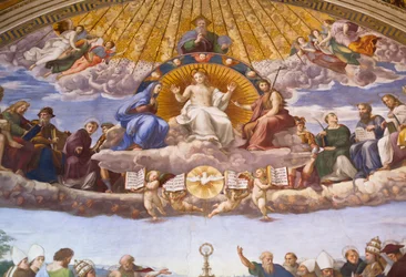 La Dispute du Saint-Sacrement - fresque de Raphaël