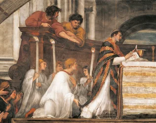 Le miracle eucharistique, (détail)