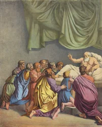 Jacob bénissant ses enfants