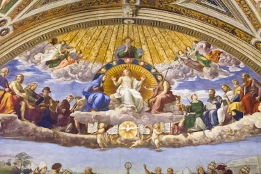 Dispute du Saint-Sacrement (détail)