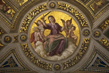 Fresque de la Justice dans la Stanza della Segnatura