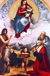 Madonna di Foligno, vers 1511-1512