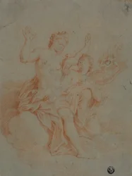 Psyché présentant la fiole d