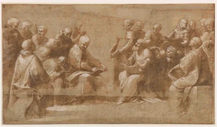 Étude pour La Dispute du Saint-Sacrement, 1508-1510