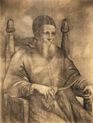 Étude pour le portrait du Pape Jules II, 1500-12