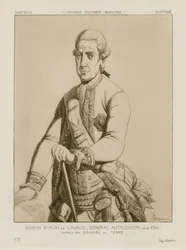 Baron Gideon von Laudon, général autrichien, vers 1790