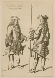 Maréchal de Tallard et M. Laubanie au camp avant la bataille de Landau, novembre 1703