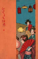 Geishas, vers 1900 (illustration)