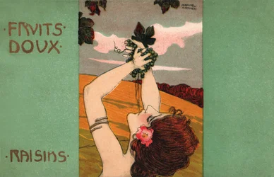 Raisins, vers 1900 (illustration)