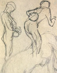Étude de nu, vers 1905