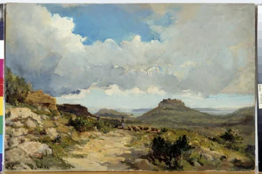 Berger à Miramas le Vieux, Étang de Berre dans les Bouches-du-Rhône