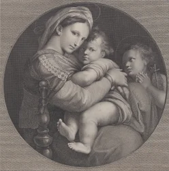 Madone de la chaise Madonna della Seggiola, 1793