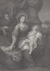 La Sainte Famille, avec l