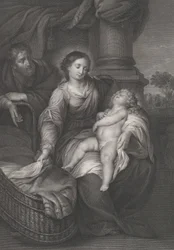 La Sainte Famille, avec l