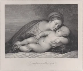 La Vierge embrassant l