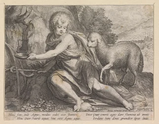 Jean-Baptiste jeune homme près d