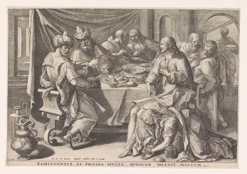 Marie-Madeleine lave les pieds du Christ