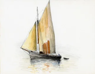 Bateau (gabare) sur l